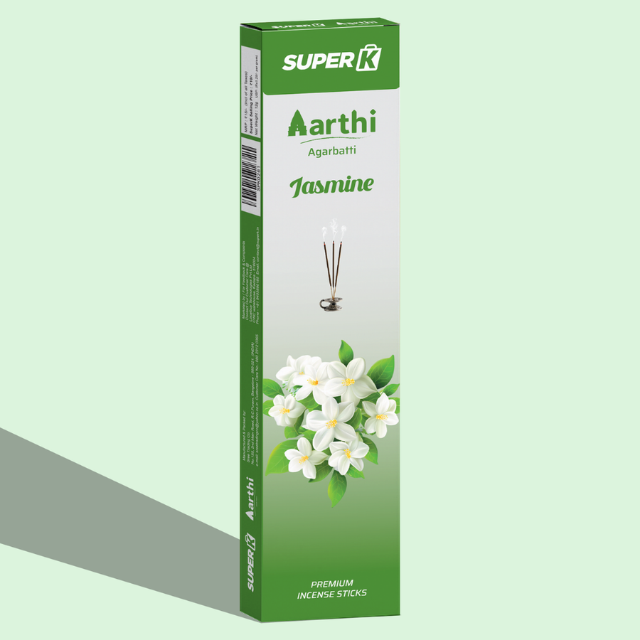 SuperK Aarthi Agarbatti Jasmine - 1N