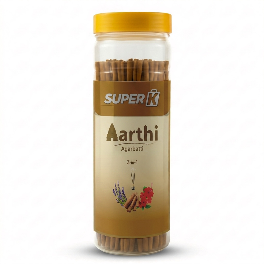 SuperK Arathi 3in1 Agarbatti - 180g