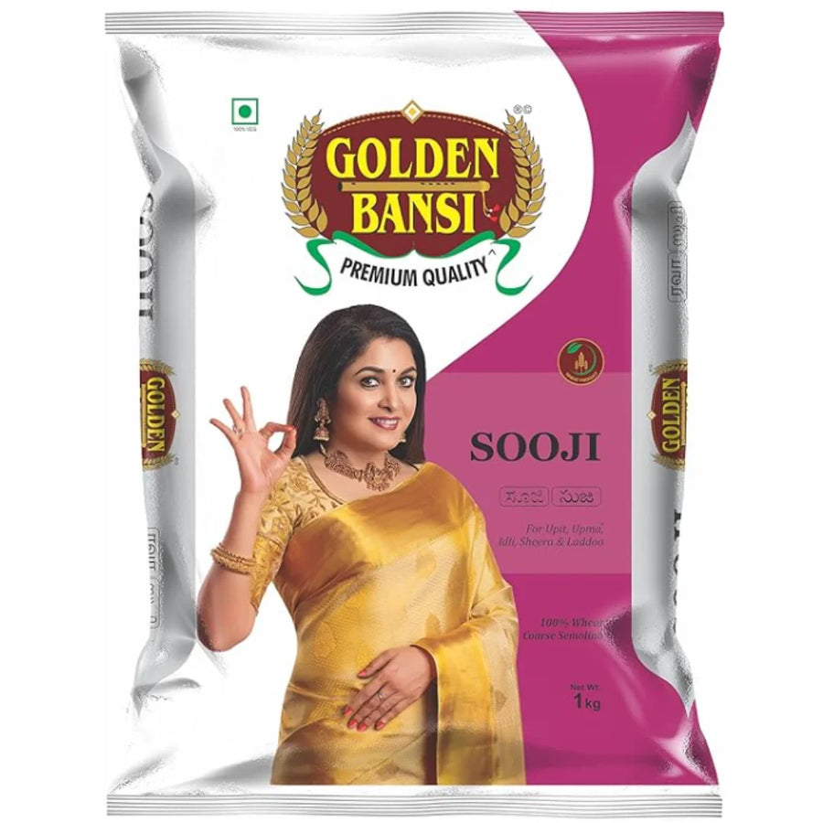 Golden Bansi Bombay Sooji - 1Kg