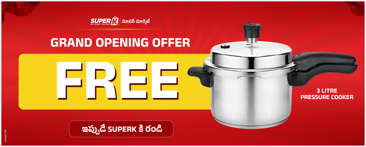 SuperK - Gold Supermarket 4th Mile Nellore - Now Open