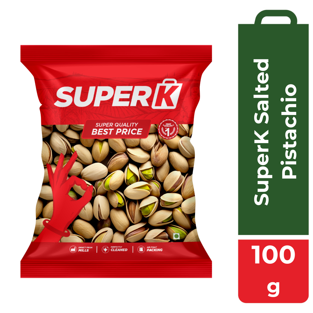 SuperK Salted Pistachio - 100g