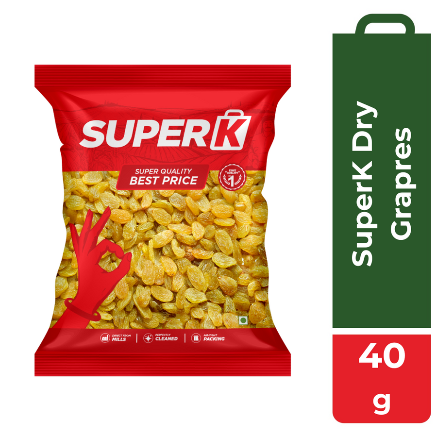 SuperK Dry Grapes - 40g