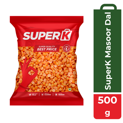SuperK Masoor Dal - 500g