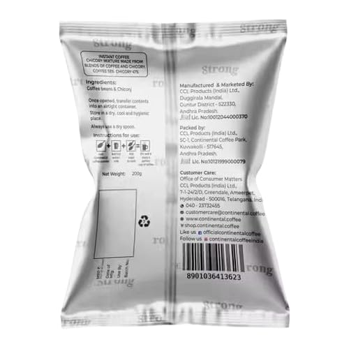 Continental Instant Strong Coffee Pouch - 200g