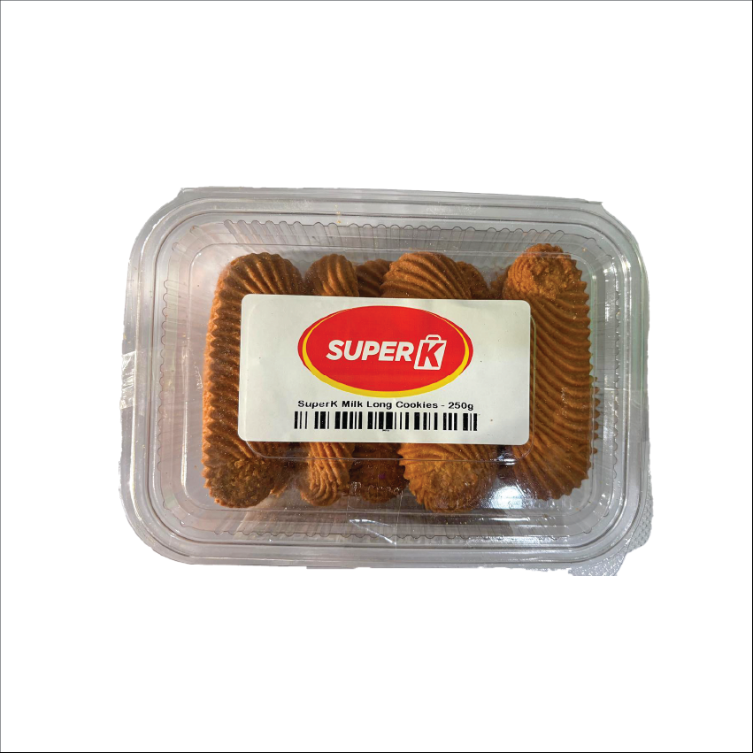 SuperK Milk Long Cookies - 250g