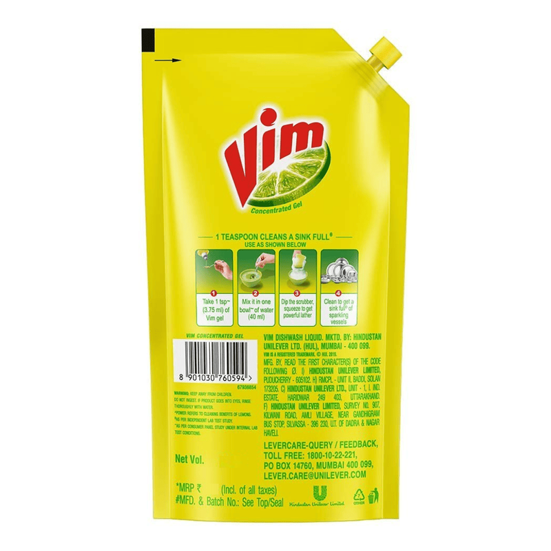 Vim Liquid Dish Wash - 125ml