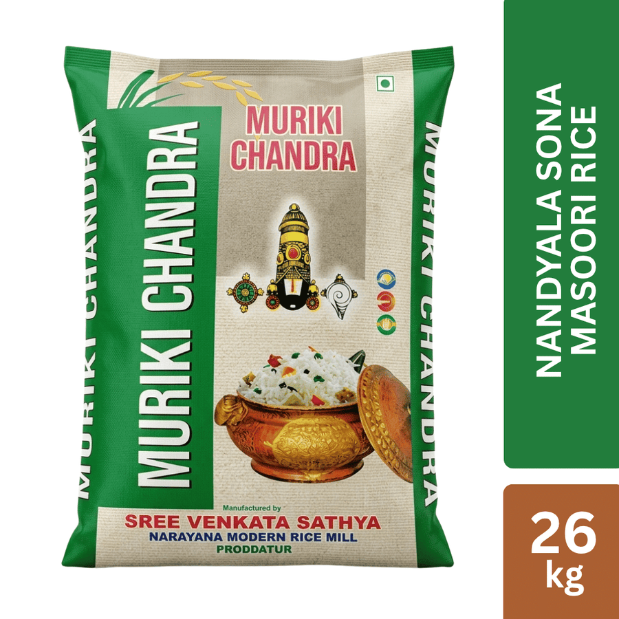 MC Rice (Nandyala Sona Masoori Raw) - 26Kg