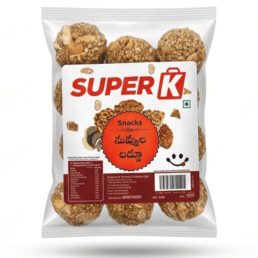 SuperK Snacks Nuvvula Laddu - 150g