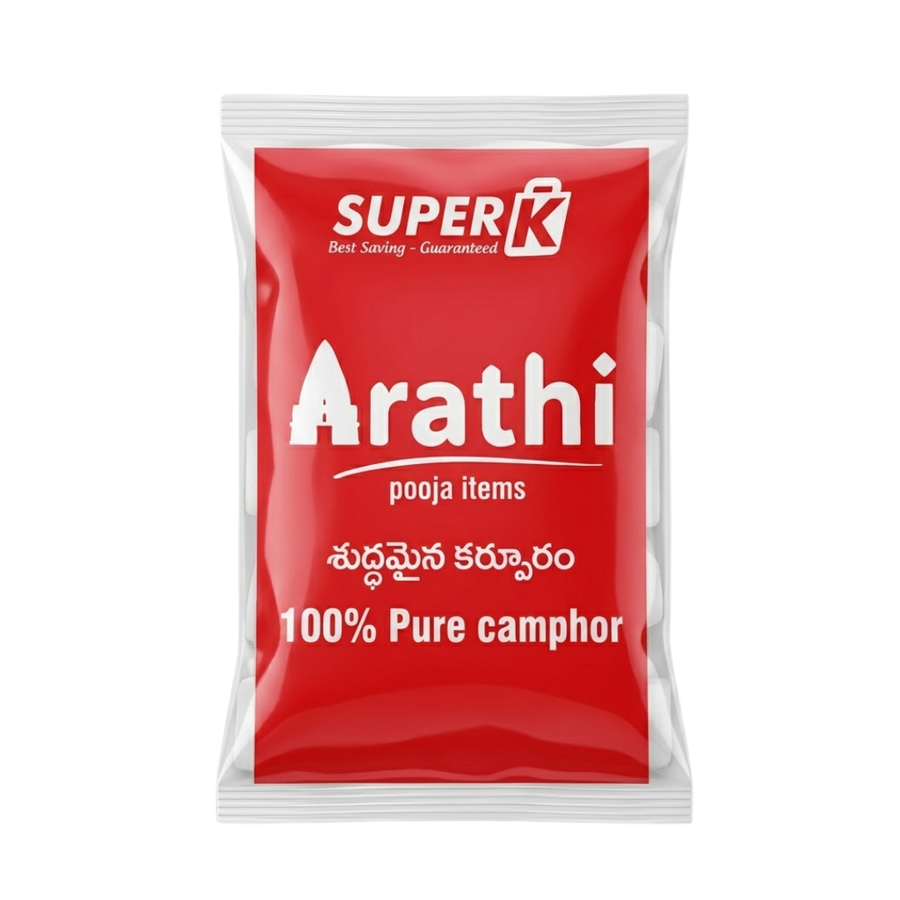 SuperK Arathi Pure Camphor - 50g