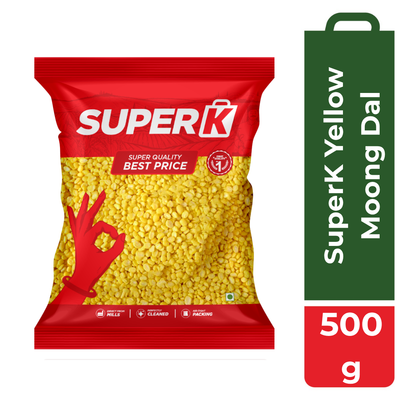 SuperK Yellow Moong Dal - 500g