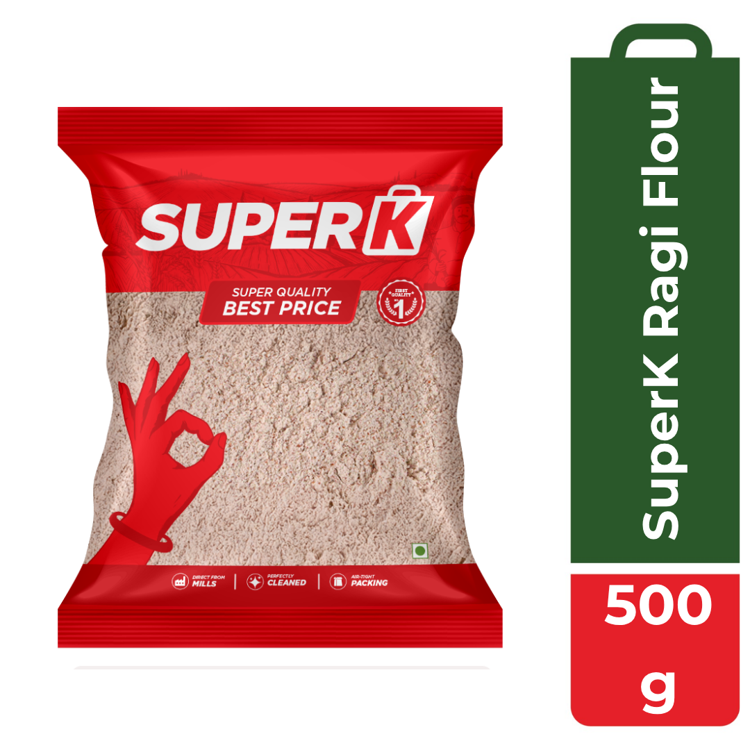 SuperK Ragi Flour - 500g