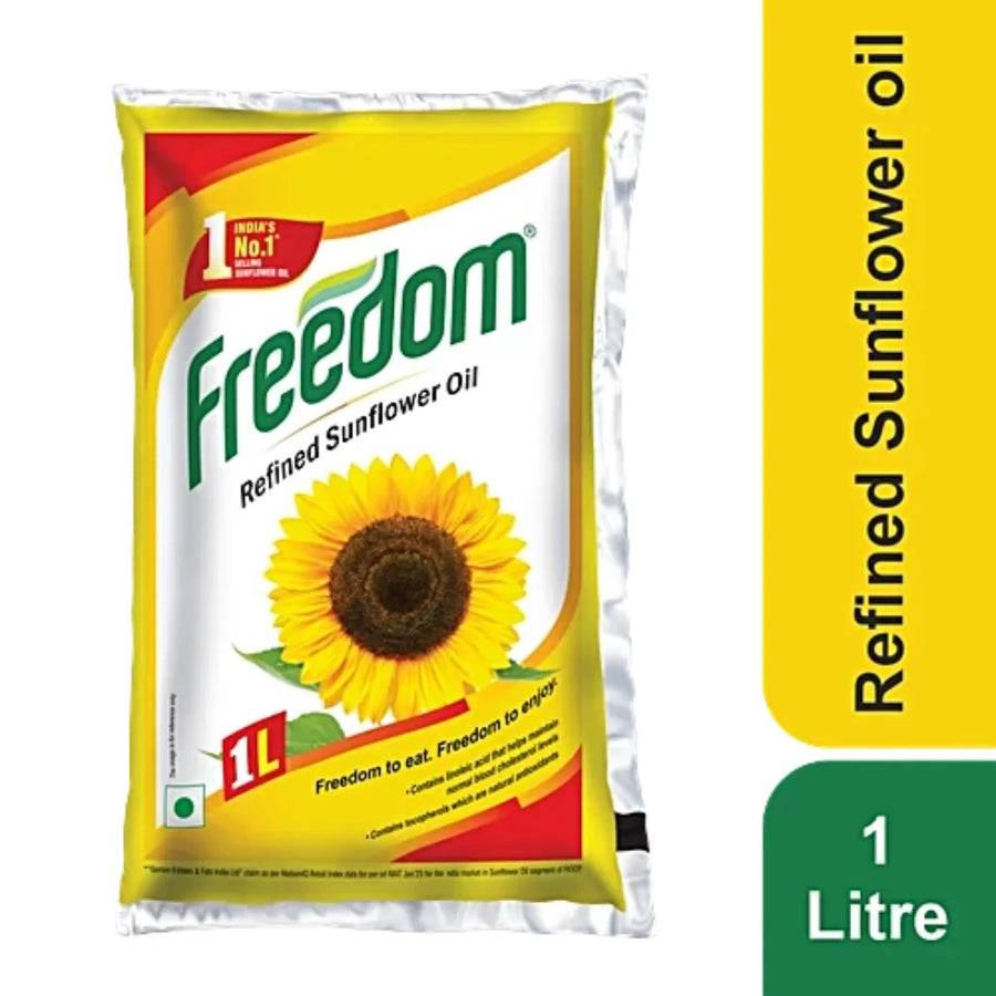 Freedom Refined Sunflower Oil - 1L (910g)