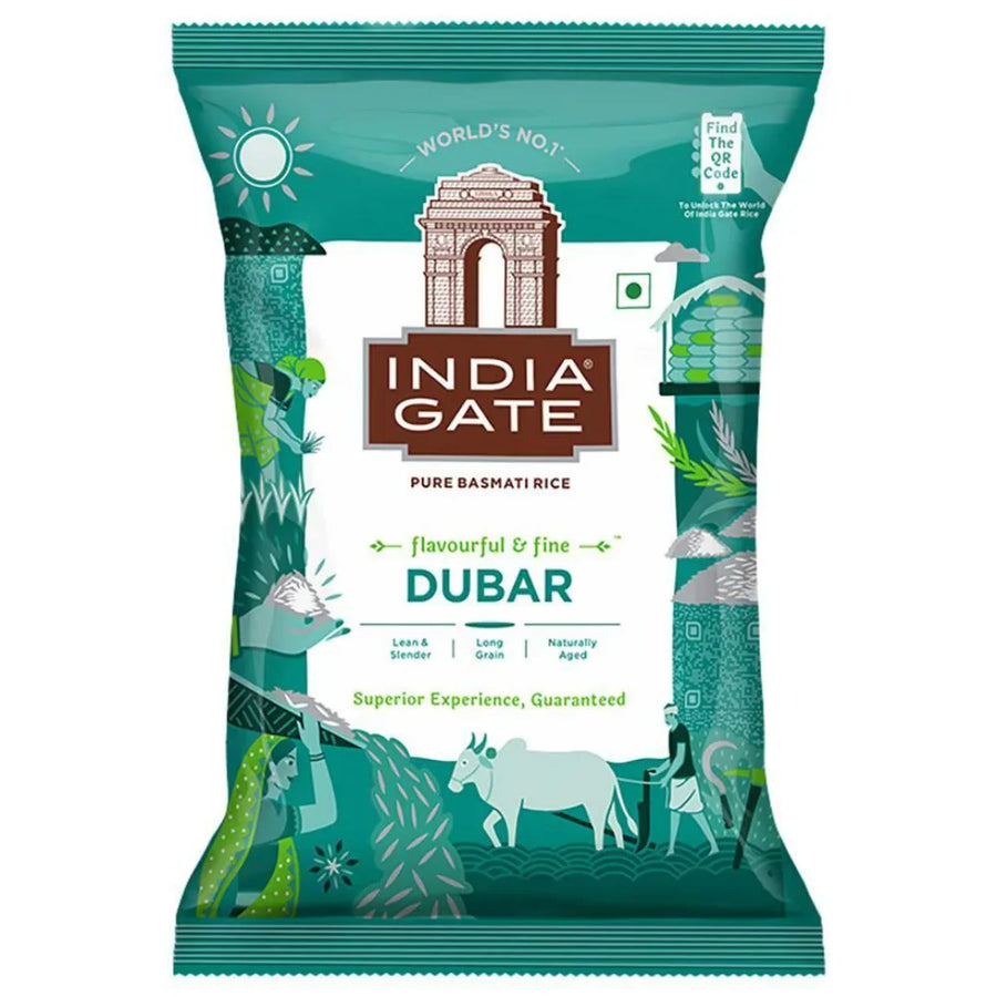 India Gate Basmati Rice Dubar - 1Kg
