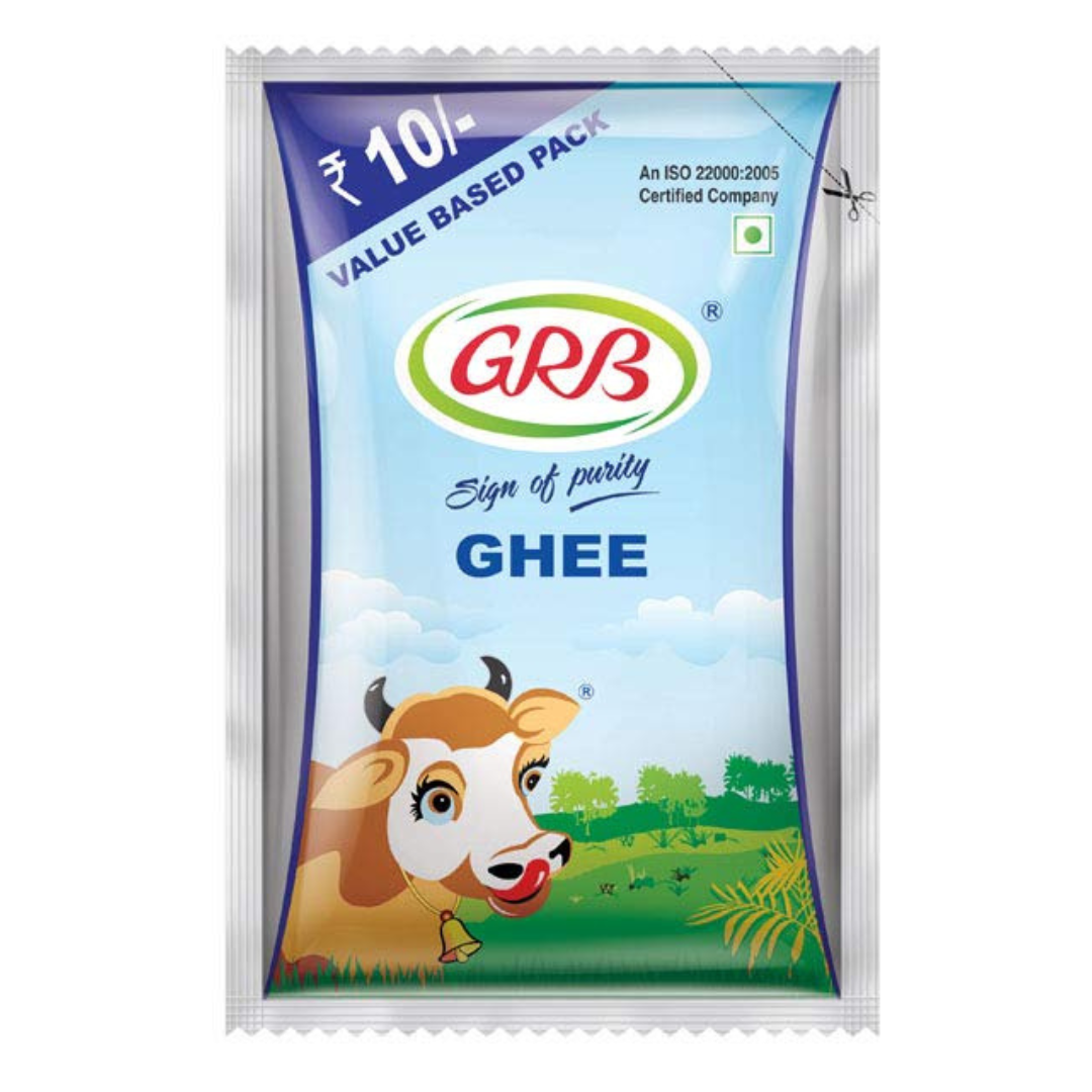 GRB Cow Ghee Pouch - 13ml