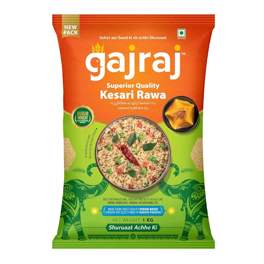 Gajraj Kesari Rava - 1Kg