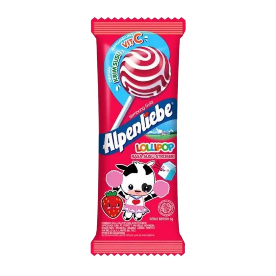 Alpenliebe POP Cream Strawberry Flavour - 1N