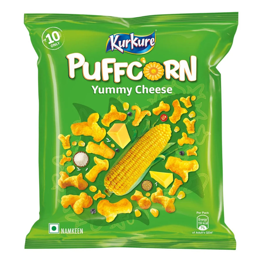KurKure PuffCorn Yummy Cheese - 28g