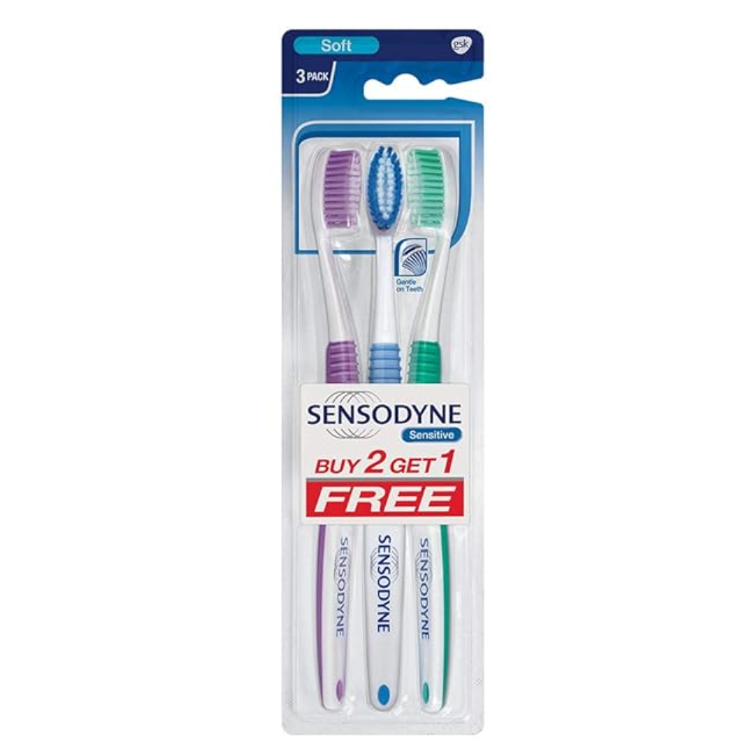 Sensodyne Sensitive Soft Toothbrush - 2+1Pack