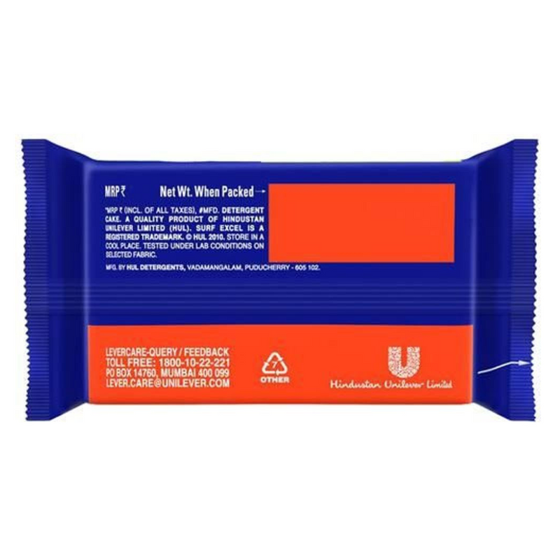 Surf Excel Stain Eraser Detergent Bar - 84g