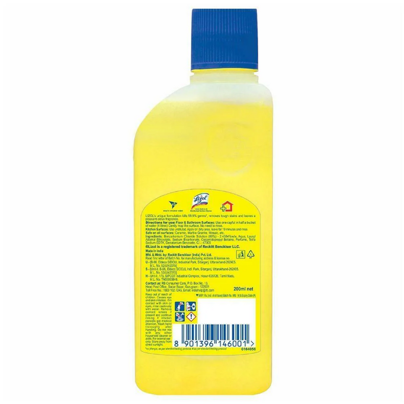 Lizol Citrix Floor Cleaner - 200ml