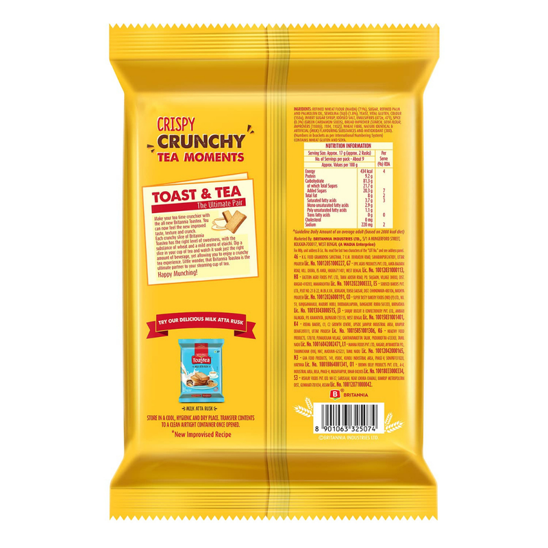 Britannia Toastea Premium Bake Rusk - 200g