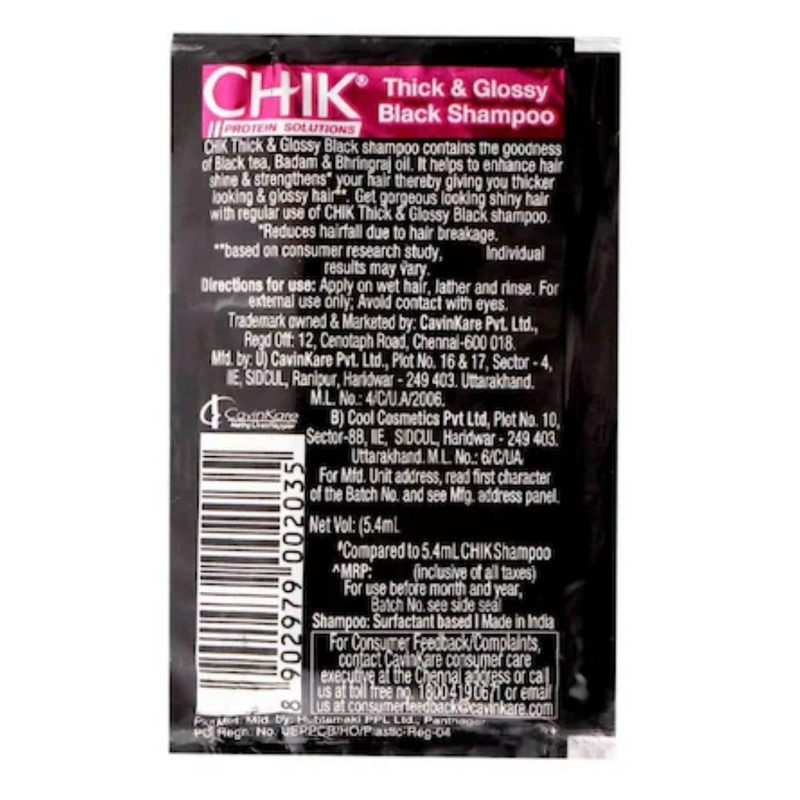 Chik Thick & Glossy Shampoo - 6ml