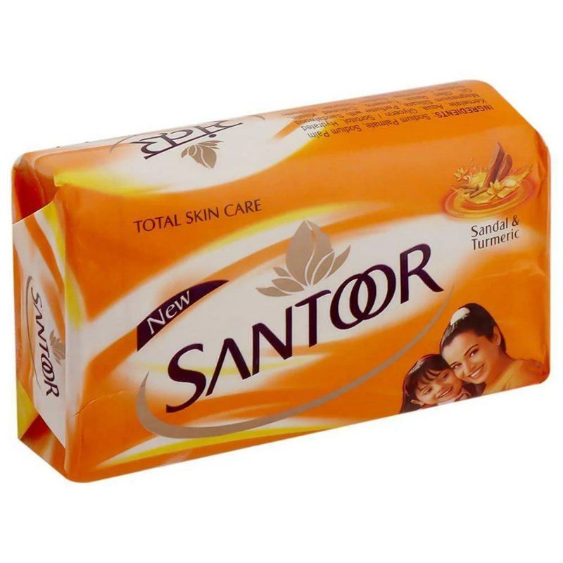 Santoor Sandal & Turmeric Soap - 100g