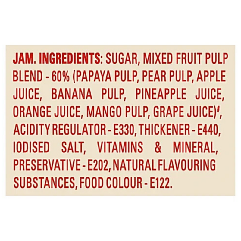 Kissan Mixed Fruit Jam Box - 100g