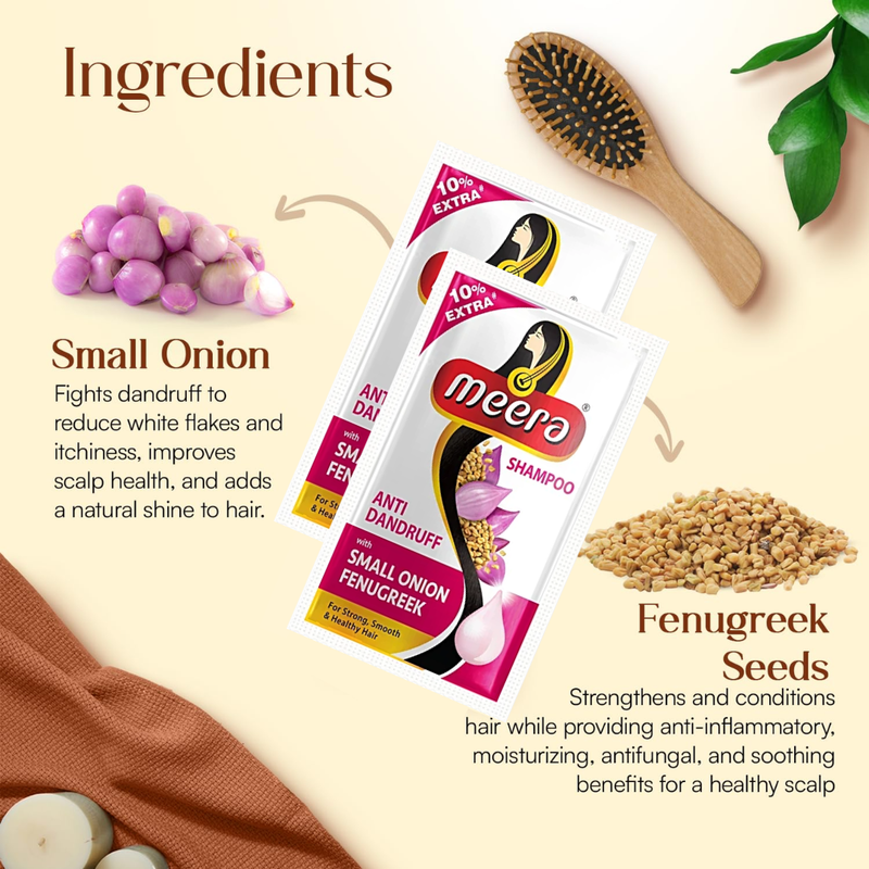 Meera White Shampoo Sachet - 6ml