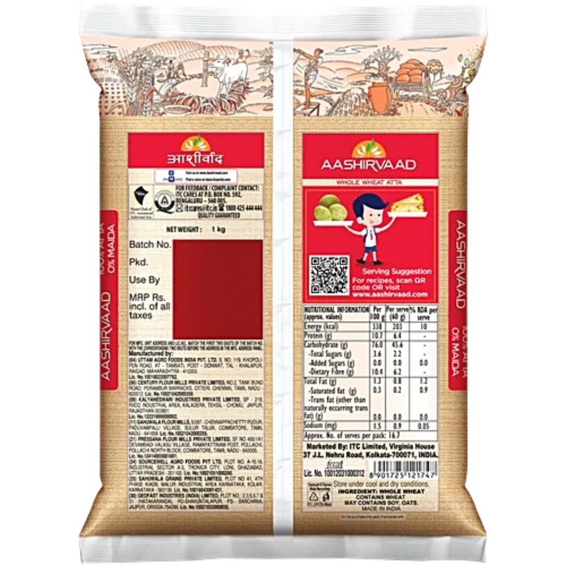 Aashirvaad Atta - 1Kg