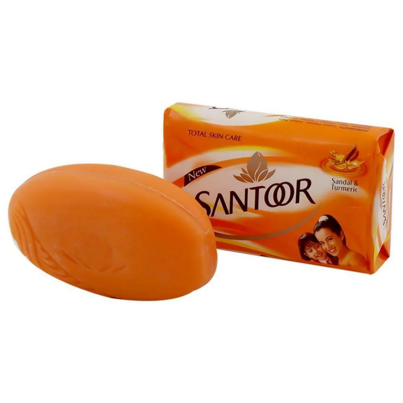 Santoor Sandal & Turmeric Soap - 100g