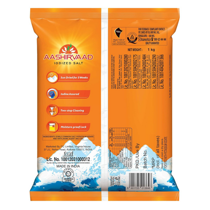Aashirvaad Salt - 1Kg