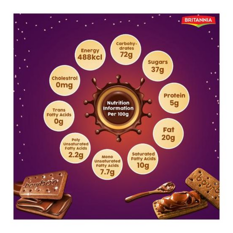 Britannia Bourbon Biscuits - 50g