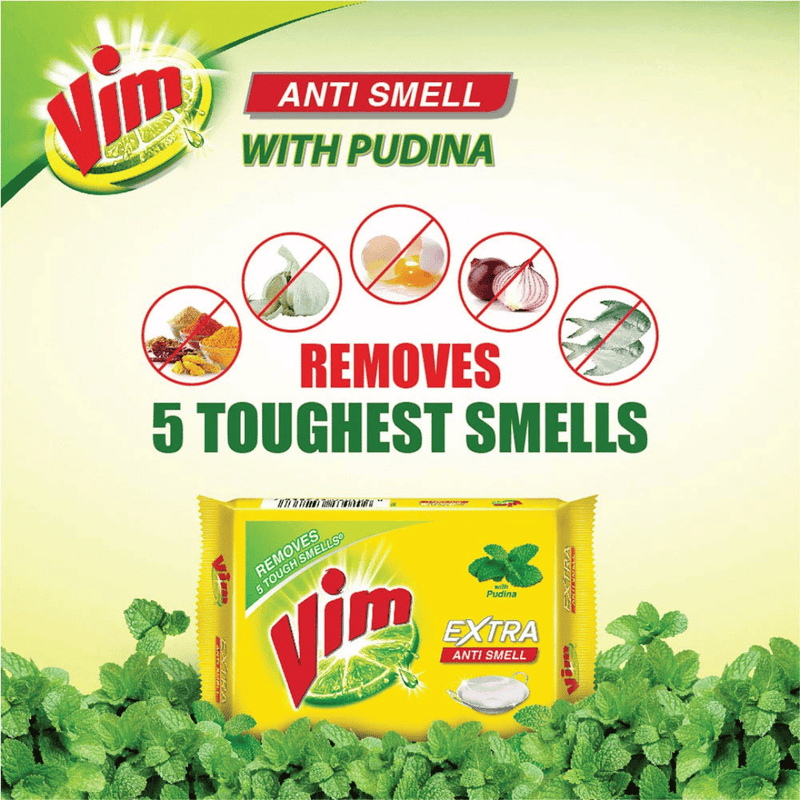 Vim Pudina Fresh Dishwash Bar - 110g