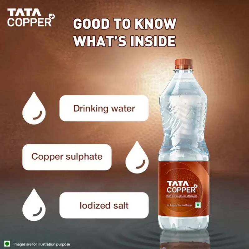 Tata Copper Plus Water - 1L