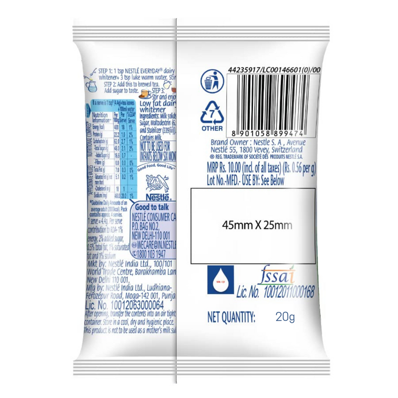 Nestle Everyday Milk Powder - 20g