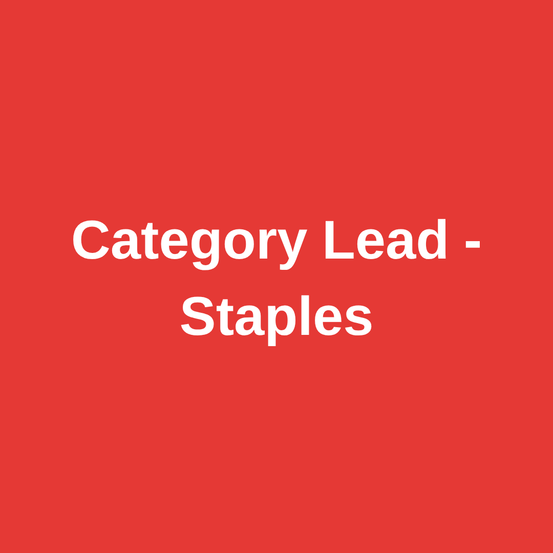 Category Lead - Staples