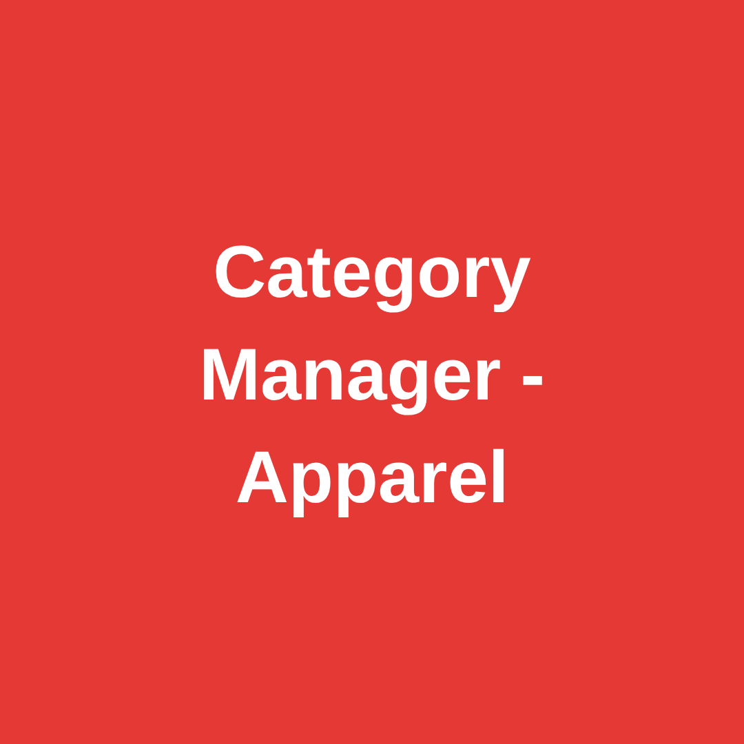 Category Manager - Apparel