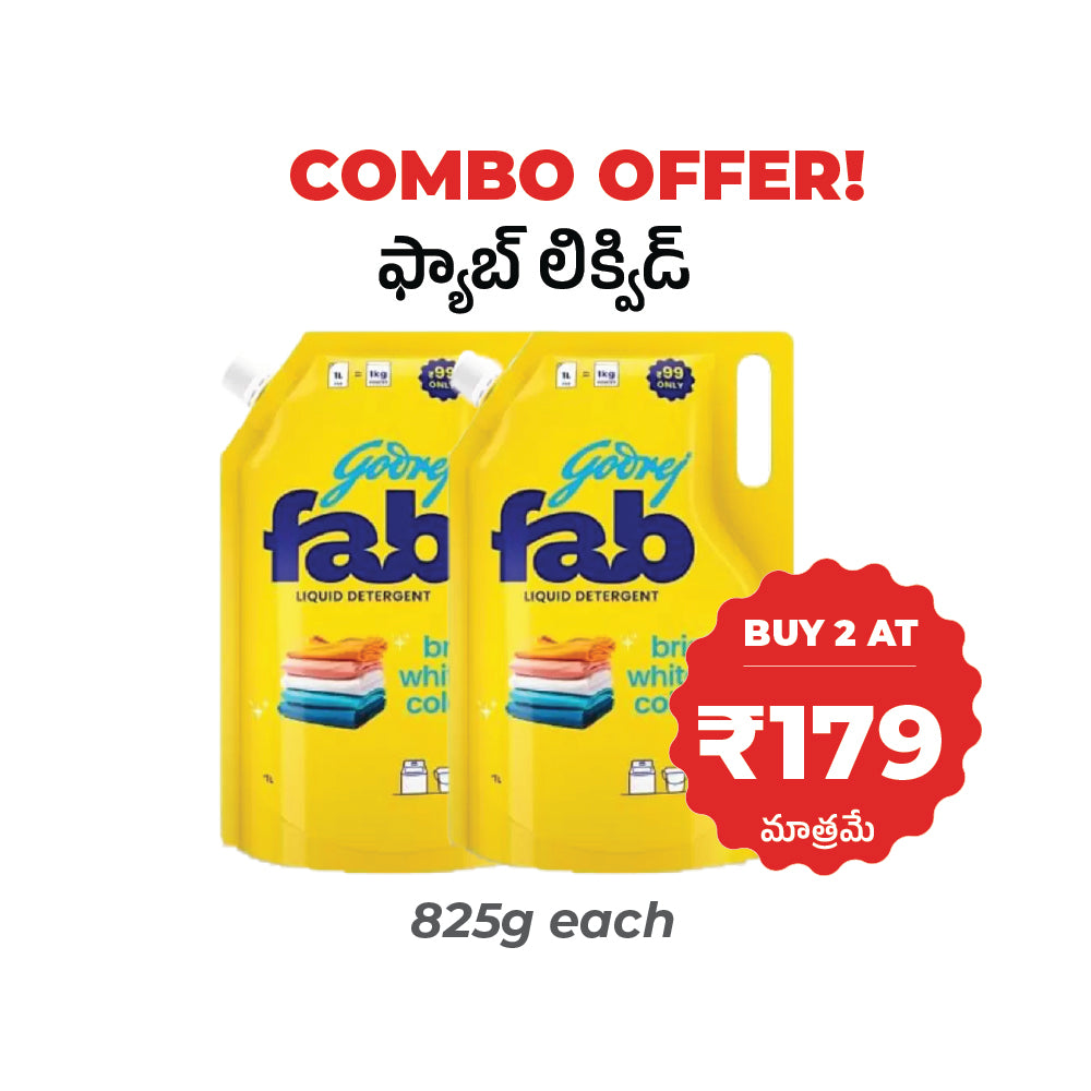 Godrej Fab Liquid Detergent - 825g