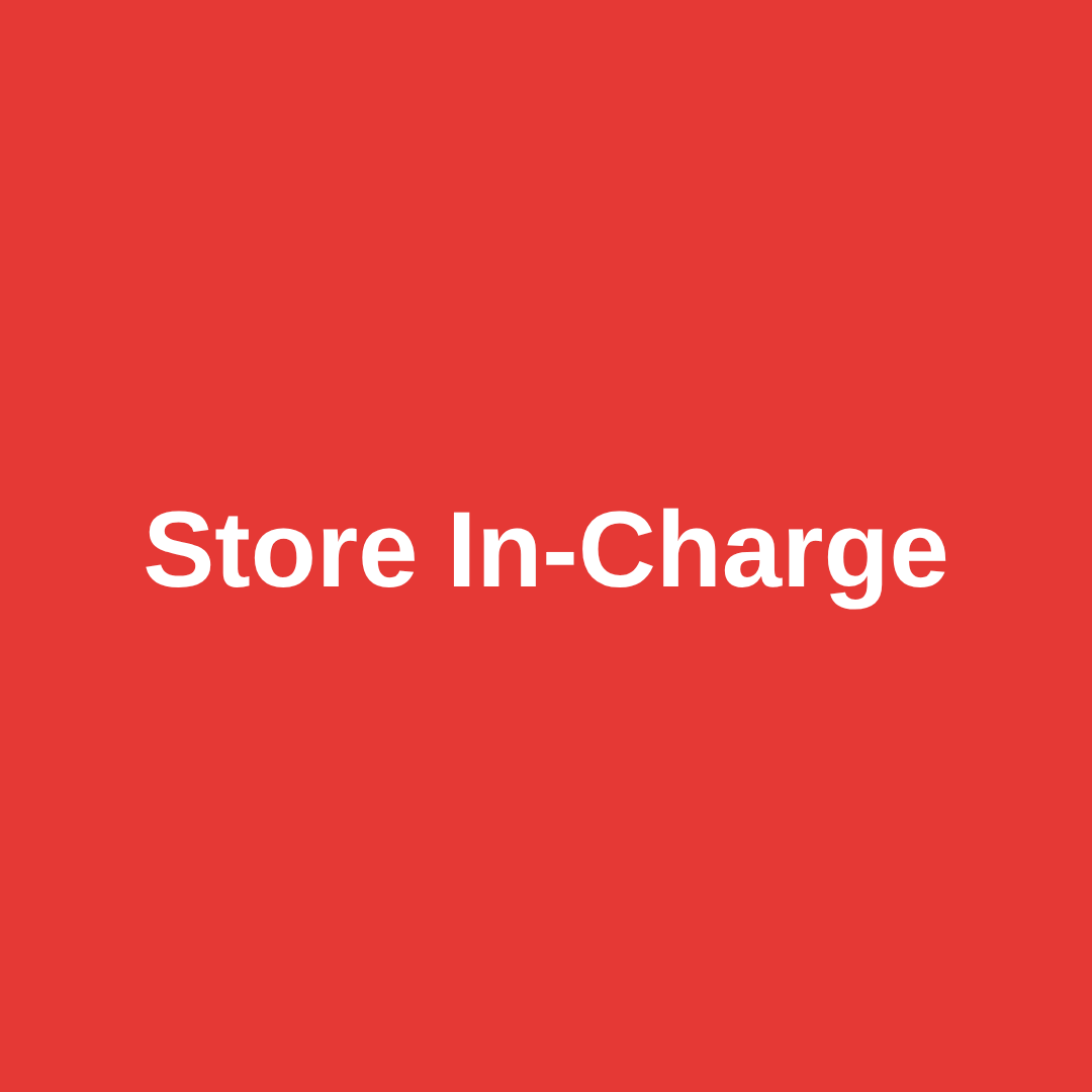 Store In-Charge