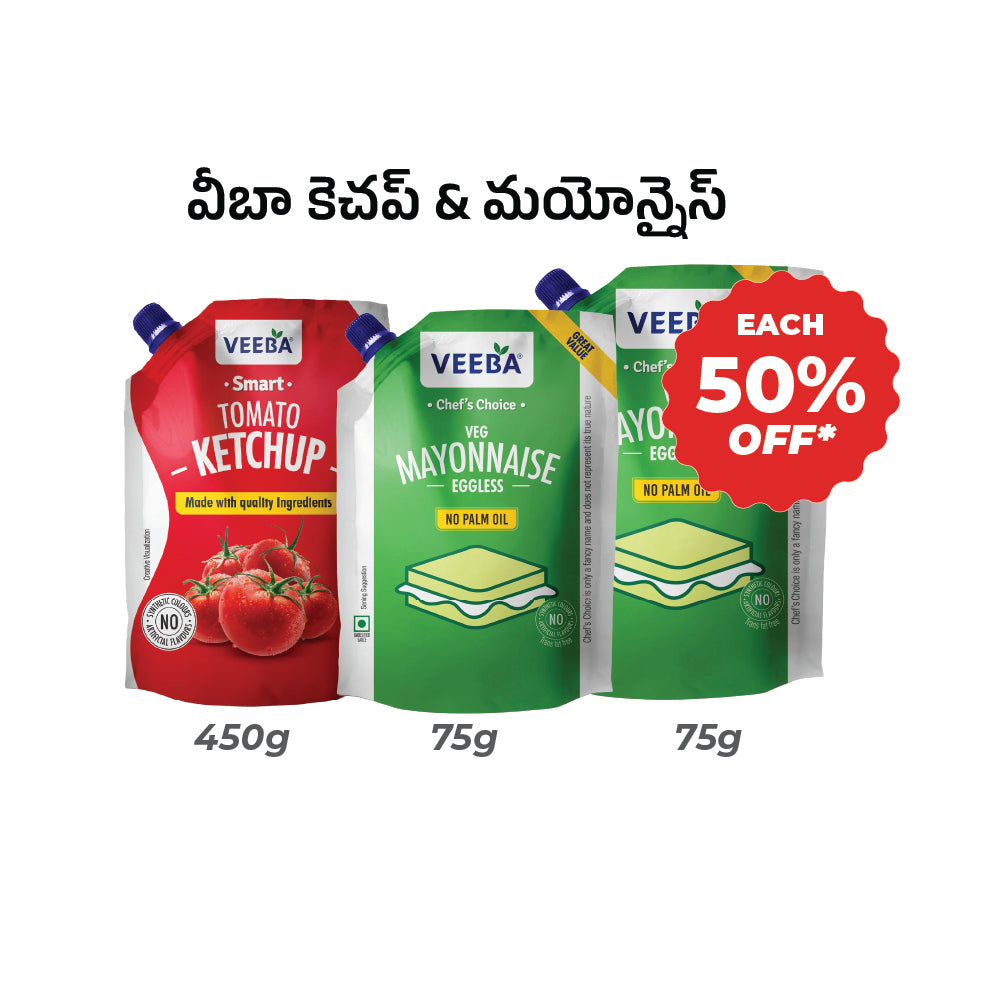 Veeba Chef's Special Tandoori Veg Mayonnaise - 75g